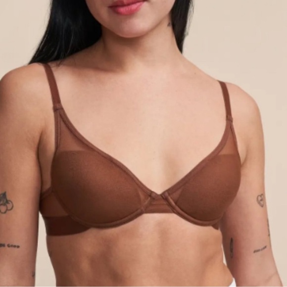Pepper Other - Pepper Mesh All You Bra Cocoa Brown 34AA